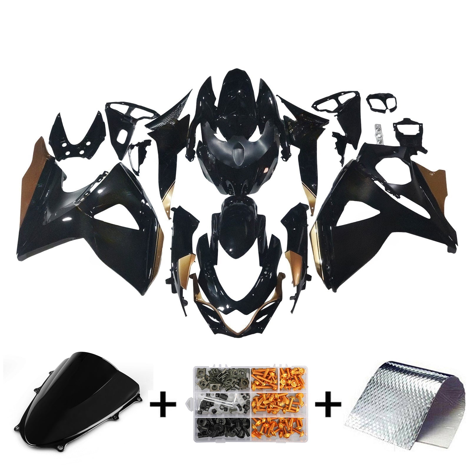 2009-2016 Suzuki GSXR1000 K9 Fairing Kit Bodywork Plastic ABS