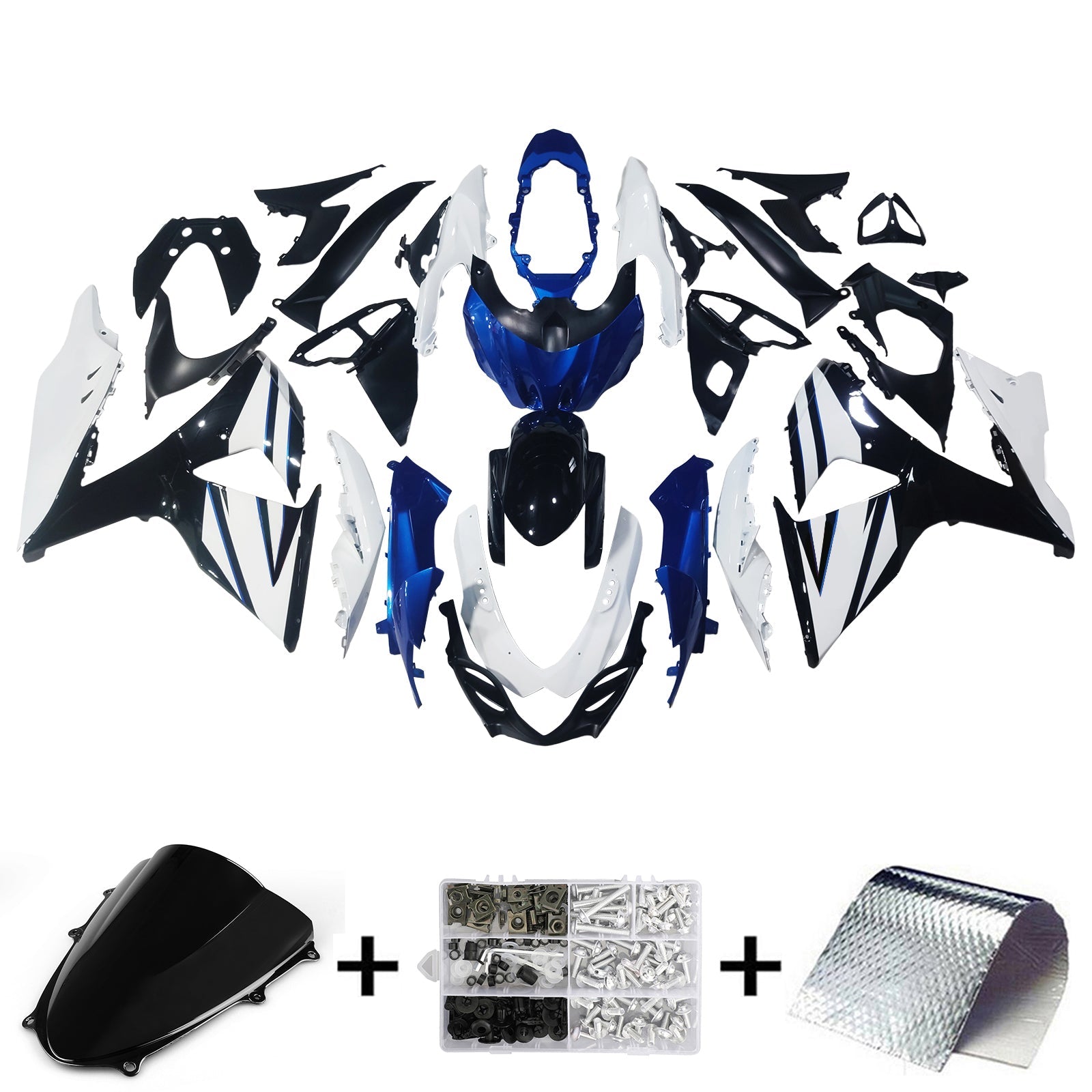 2009-2016 Suzuki GSXR1000 K9 Fairing Kit Bodywork Plastic ABS