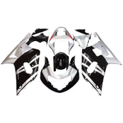 2001-2003 Suzuki GSXR 600 Amotopart Fairings Black & Silver GSXR Racing