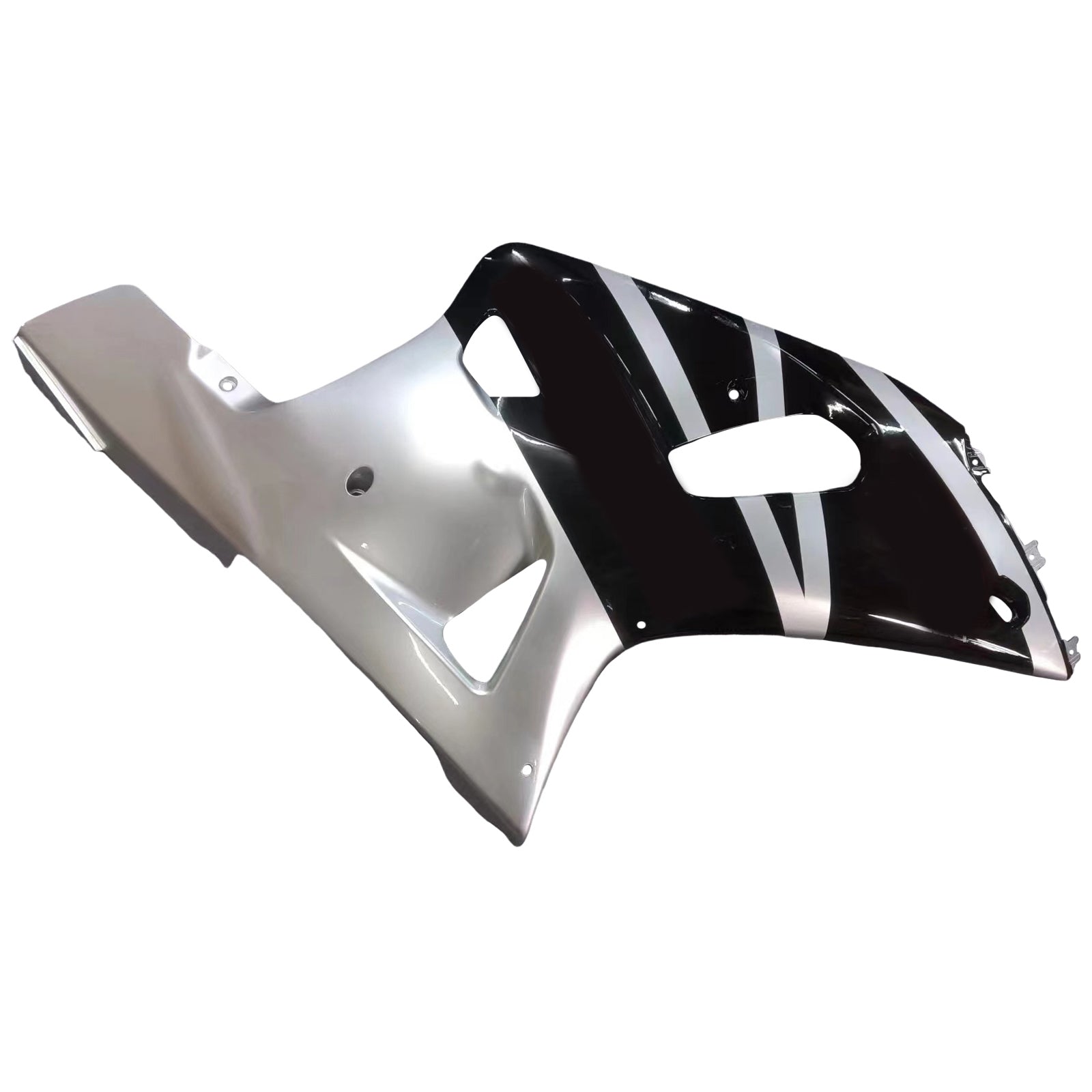 2001-2003 GSXR600 Bodywork Fairing Black ABS Injection Molded Plastics Set Generic