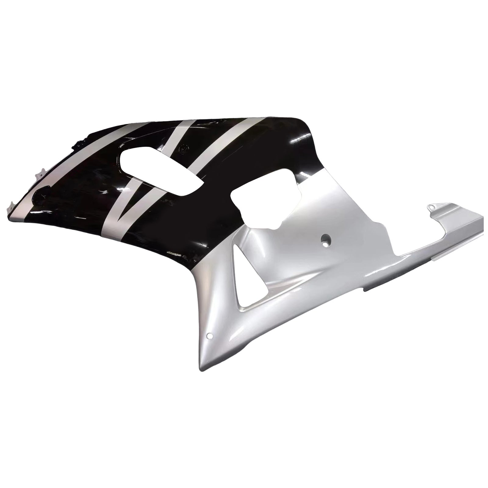 2001-2003 GSXR600 Bodywork Fairing Black ABS Injection Molded Plastics Set Generic