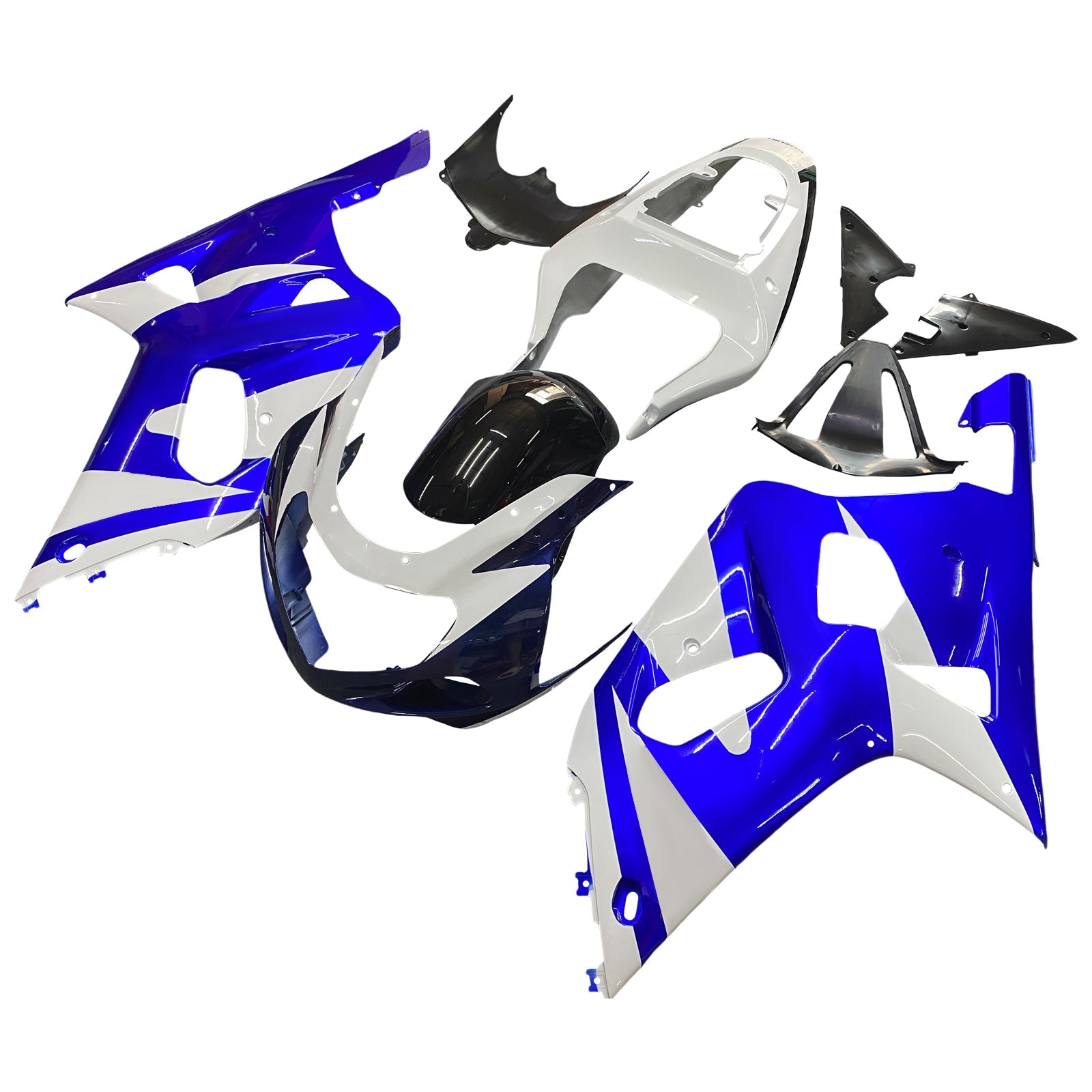 2001-2003 Suzuki GSXR 600 Amotopart Fairings Blue & White GSXR Racing