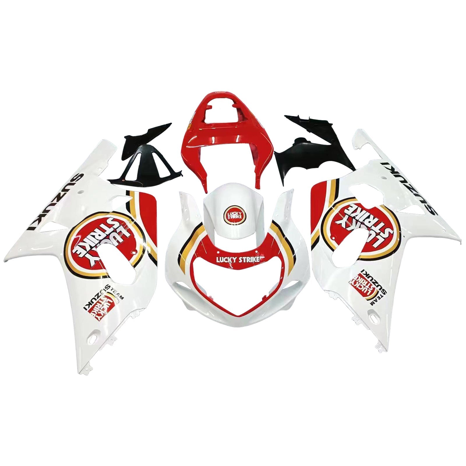 2001-2003 Suzuki GSXR 600 Amotopart Fairings Yellow & Blue Corona GSXR Racing