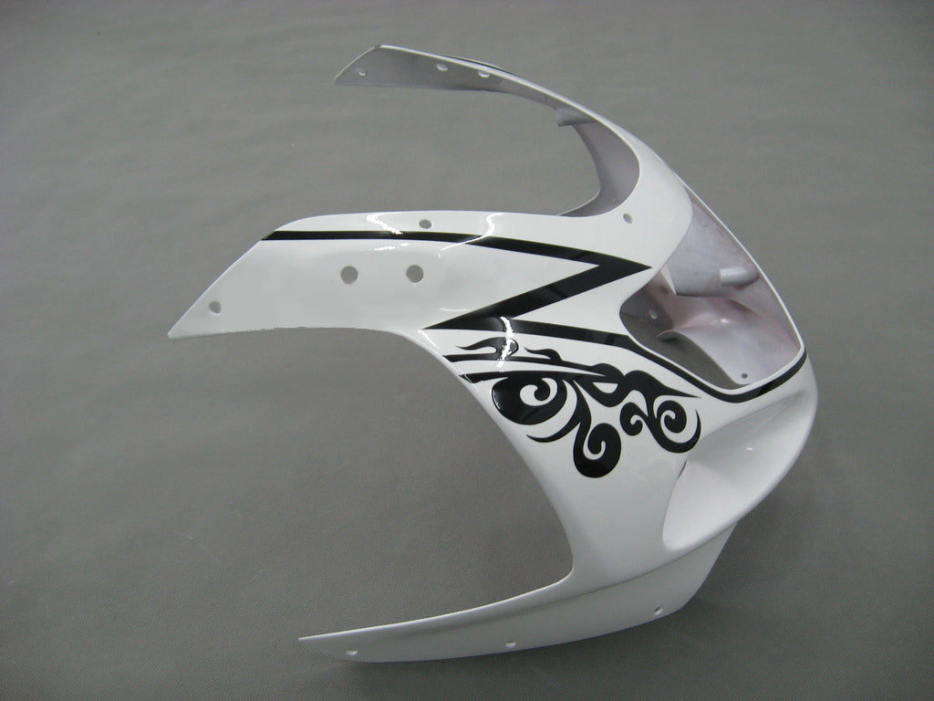 2001-2003 GSXR600 Bodywork Fairing White ABS Injection Molded Plastics Set Generic