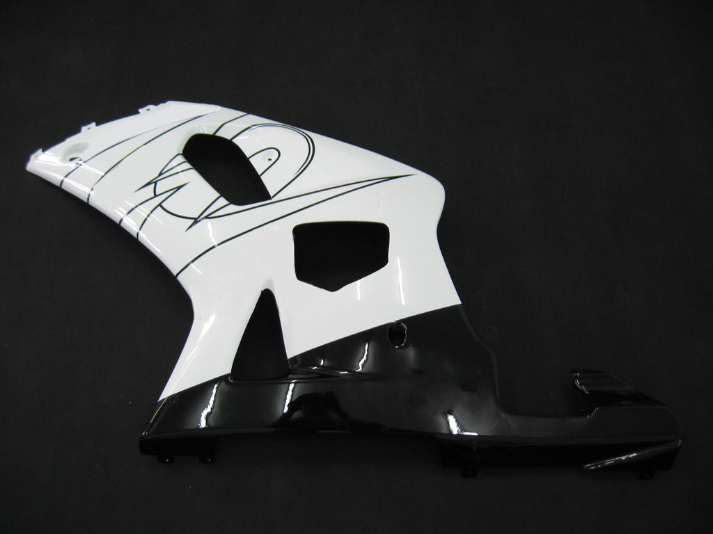 2001-2003 Suzuki GSXR 600 Amotopart Fairings White Black Alstare Corona GSXR Racing