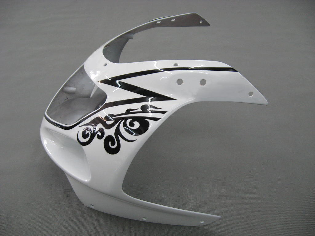 2001-2003 GSXR600 Bodywork Fairing White ABS Injection Molded Plastics Set Generic