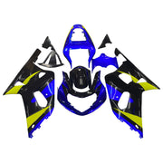 2001-2003 Suzuki GSXR 600 Blue & Black GSXR Racing Fairings Generic