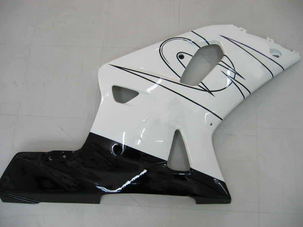 2001-2003 Suzuki GSXR 750 Amotopart Fairings White Black Alstare Corona Racing