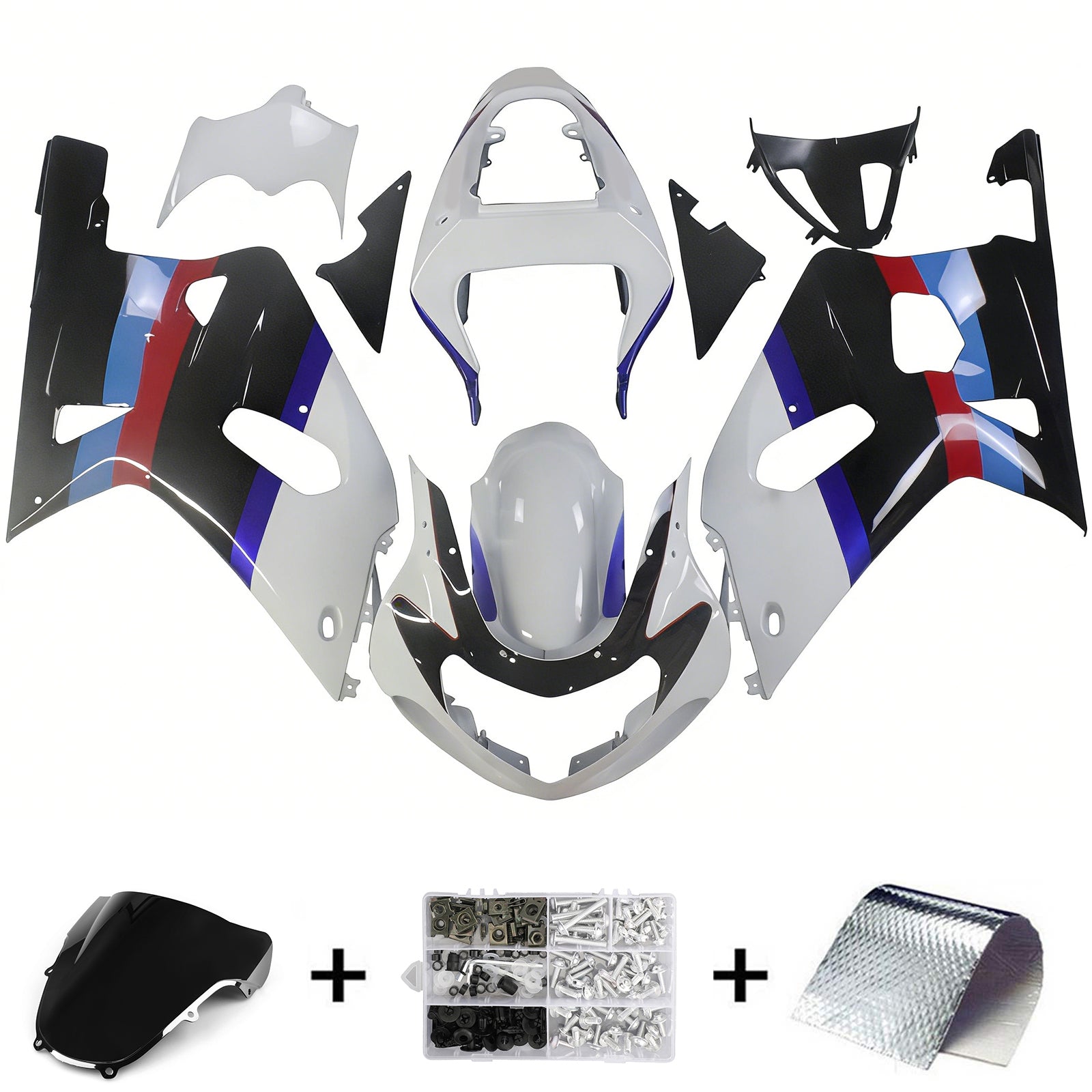 2001-2003 Suzuki GSXR 750 Amotopart Fairings Multi-Color GSXR Racing