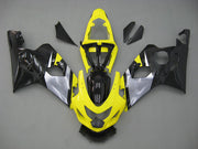 2004-2005 Suzuki GSXR 600 750 Yellow & Black GSXR Racing Fairings Generic
