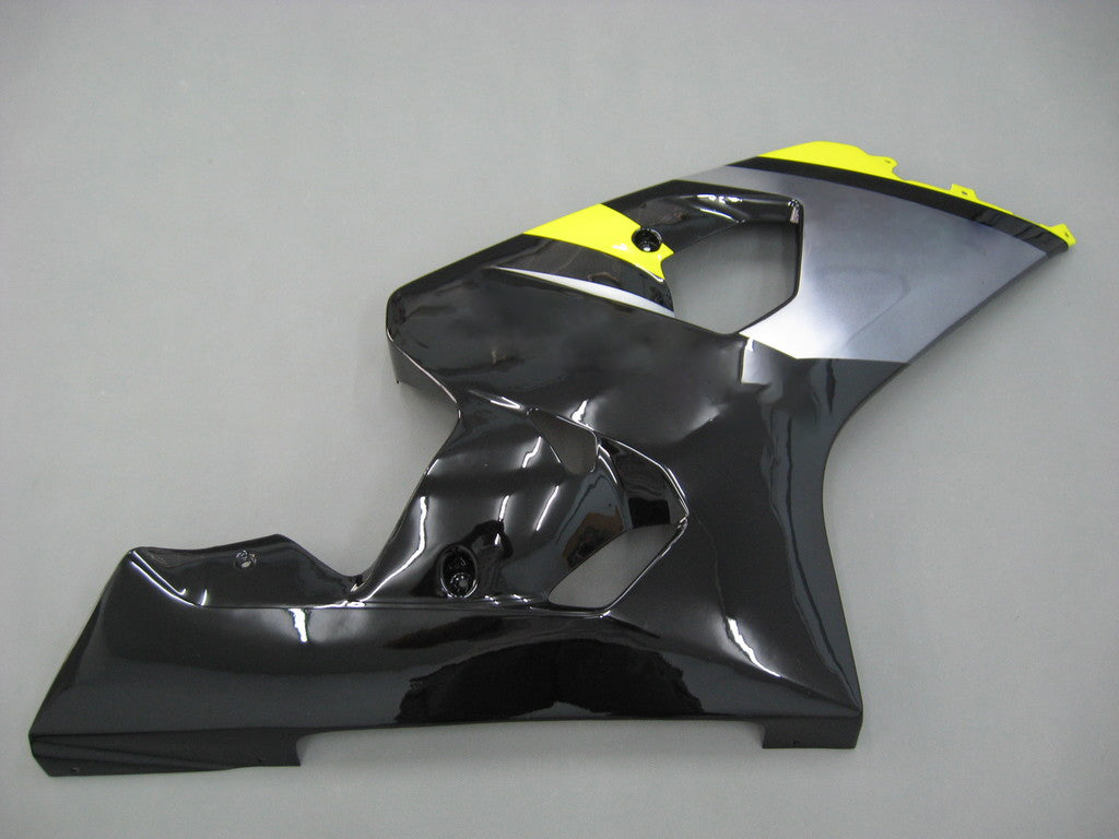 2004-2005 Suzuki GSXR 600 750 Yellow & Black GSXR Racing Fairings Generic