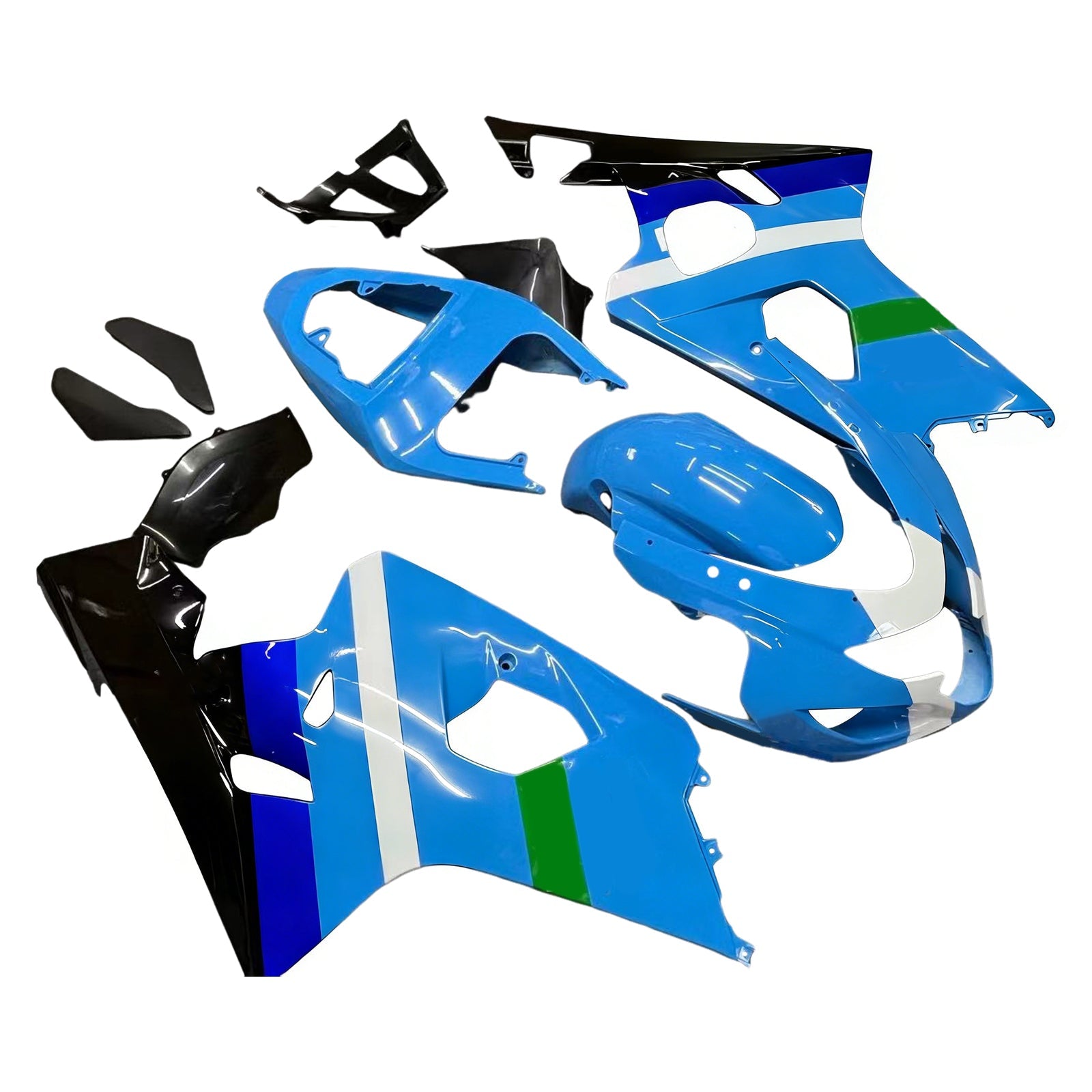2004-2005 Suzuki GSXR 600 750 Blue Rizla Suzuki GSXR Racing Fairings Generic