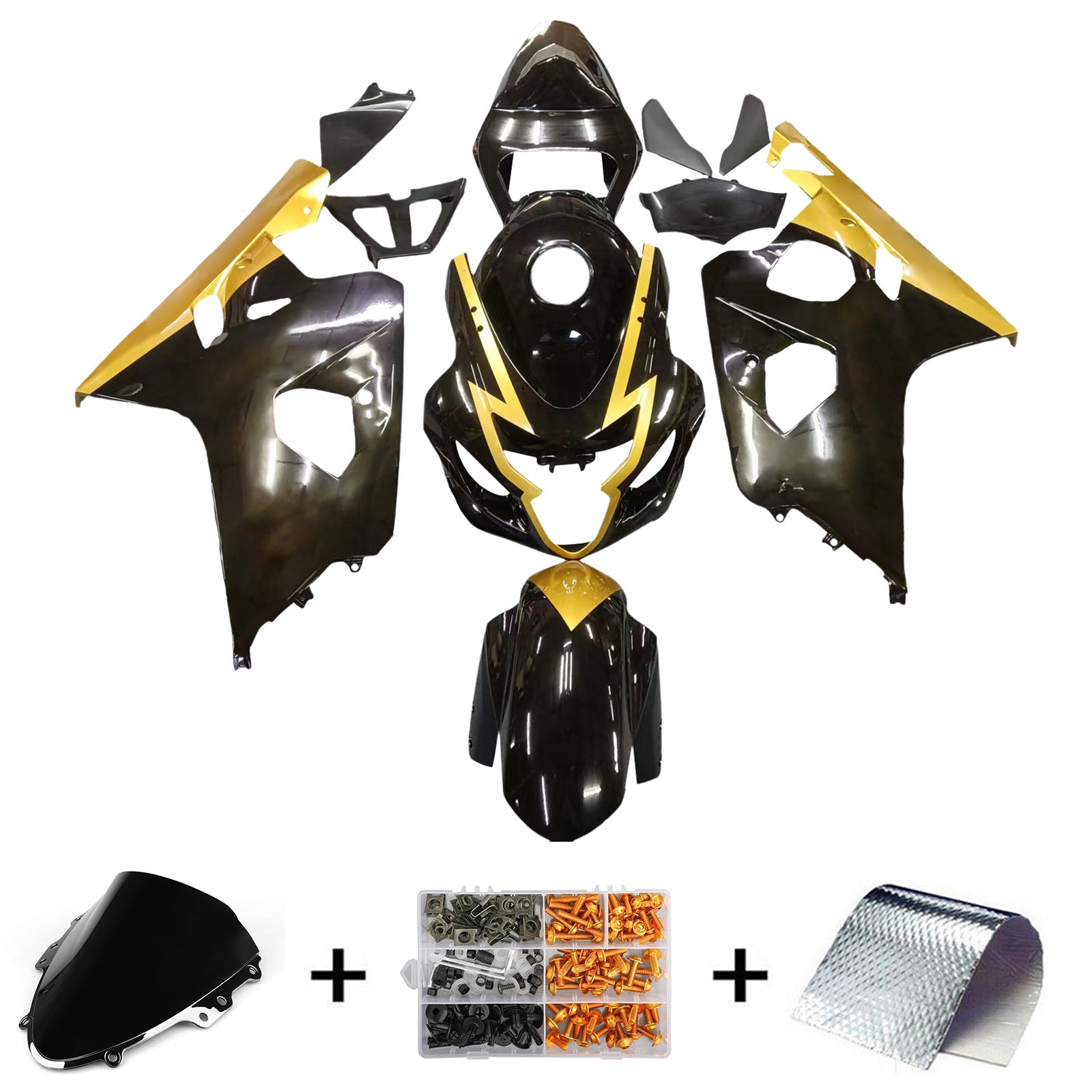 2004-2005 Suzuki GSXR 600/750 K4 Fairing Kit Bodywork Plastic ABS