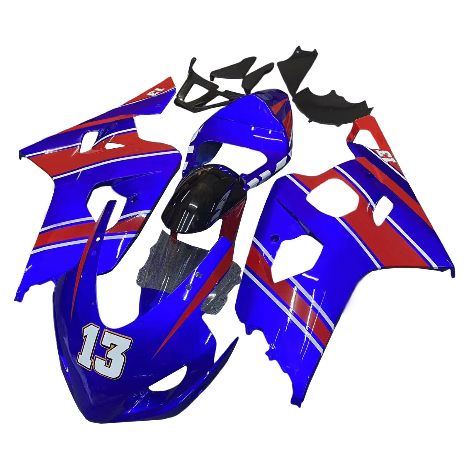2004-2005 Suzuki GSXR 600/750 K4 Fairing Kit Bodywork Plastic ABS
