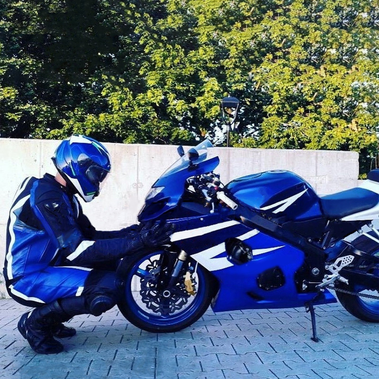 2004-2005 Suzuki GSXR 600/750 K4 Injection Fairing Kit Bodywork Plastic ABS #107 Amotopart