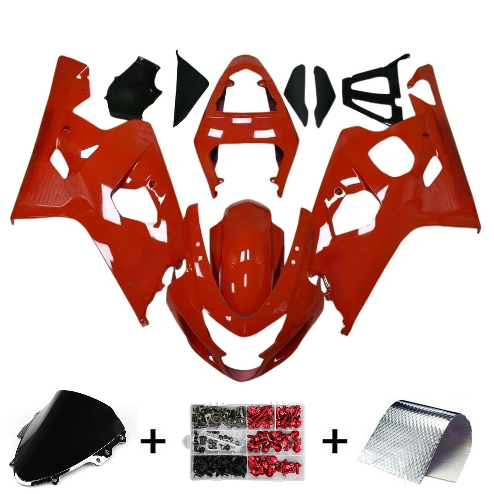2004-2005 Suzuki GSXR 600/750 K4 Injection Fairing Kit Bodywork Plastic ABS