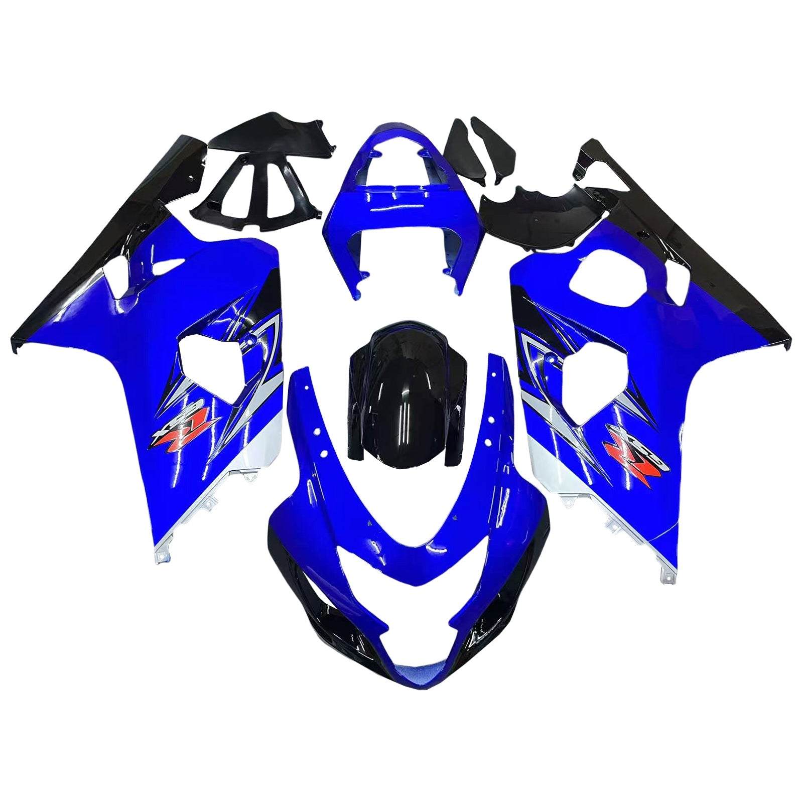 2004-2005 Suzuki GSXR 600/750 K4 Injection Fairing Kit Bodywork Plastic ABS
