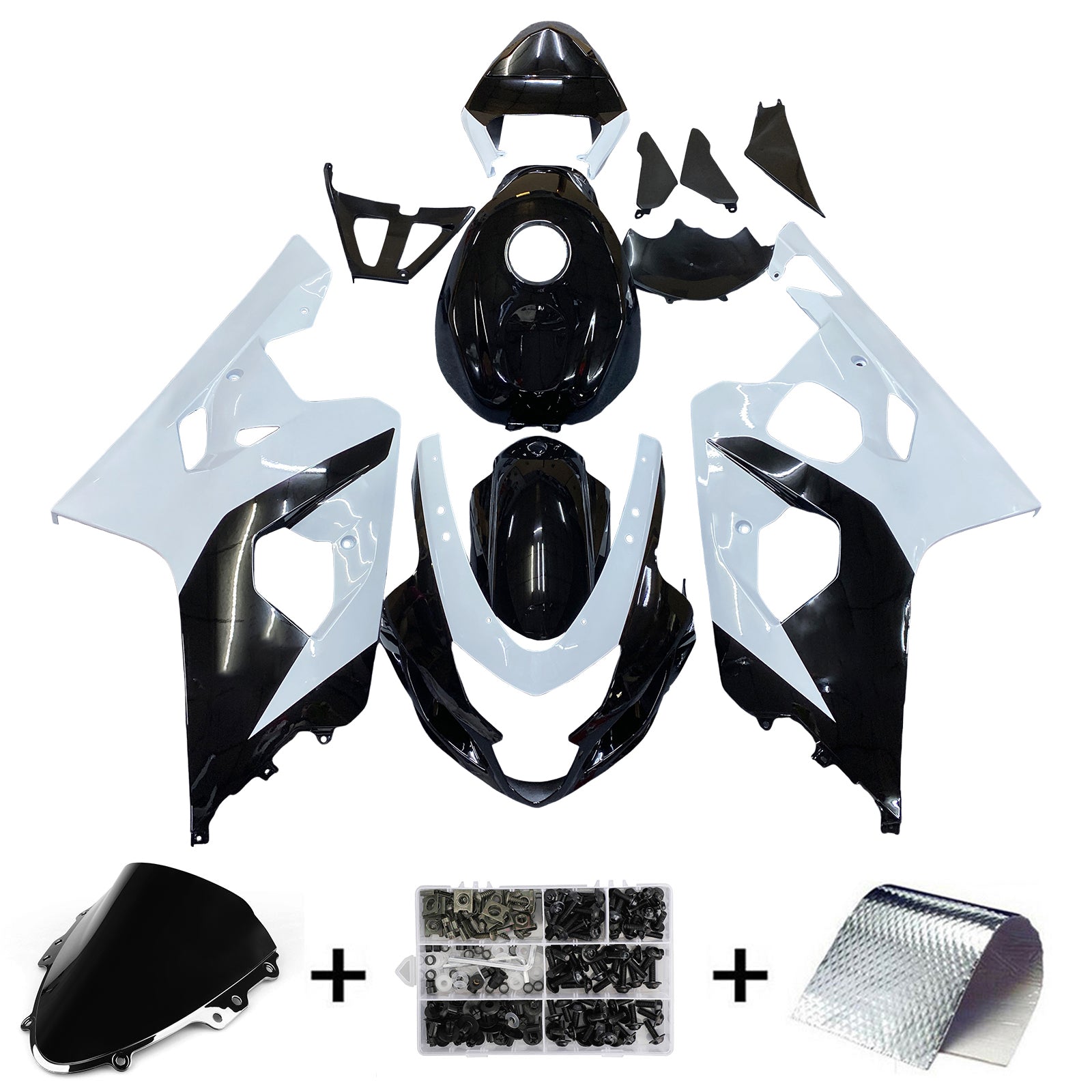 2004-2005 Suzuki GSXR 600/750 K4 Injection Fairing Kit Bodywork Plastic ABS