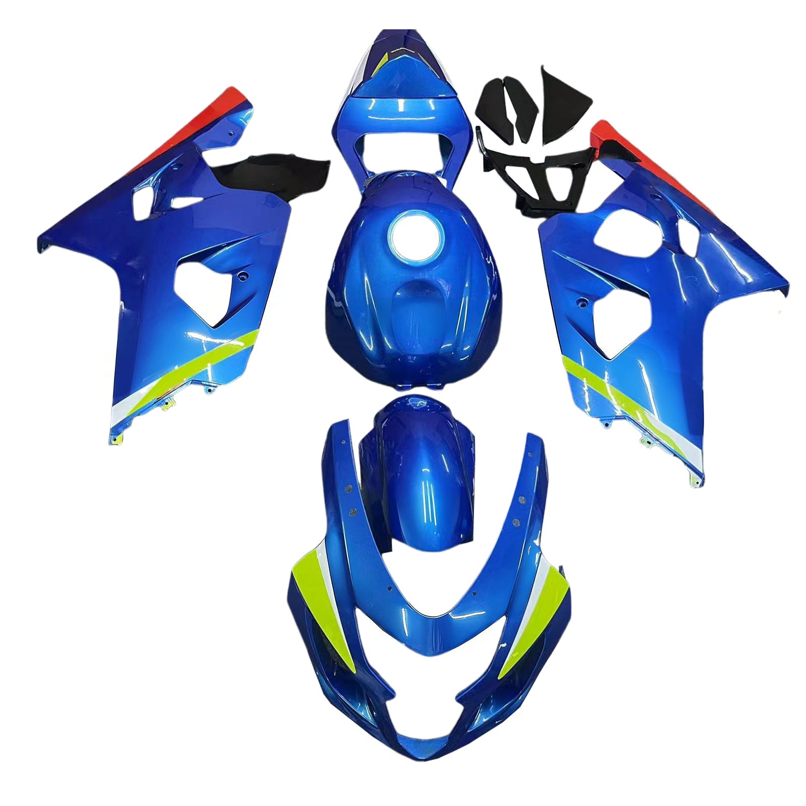 2004-2005 Suzuki GSXR 600/750 K4 Injection Fairing Kit Bodywork Plastic ABS