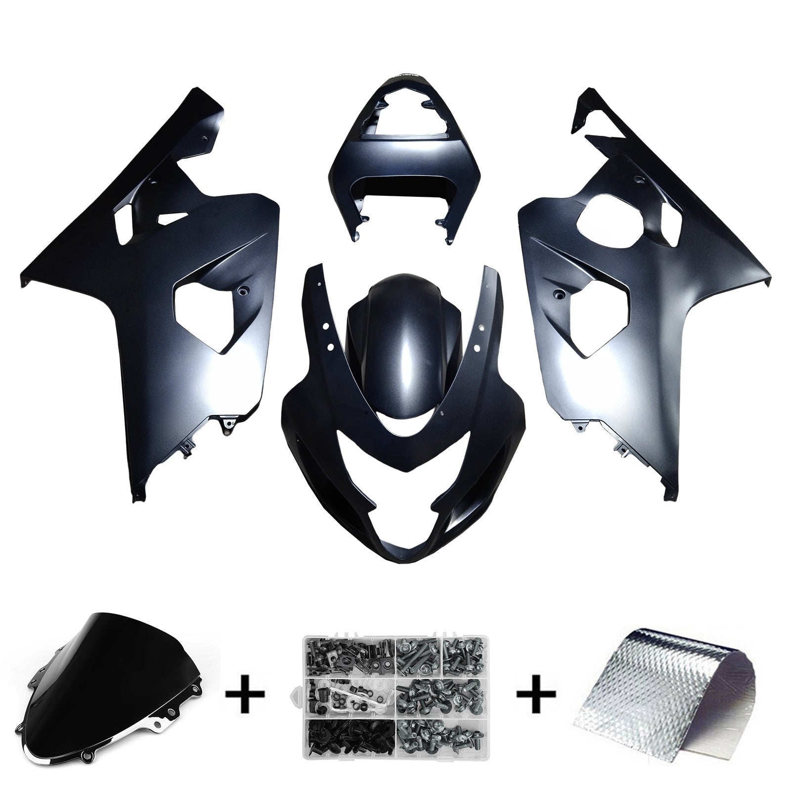 2004-2005 Suzuki GSXR 600/750 K4 Injection Fairing Kit Bodywork Plastic ABS