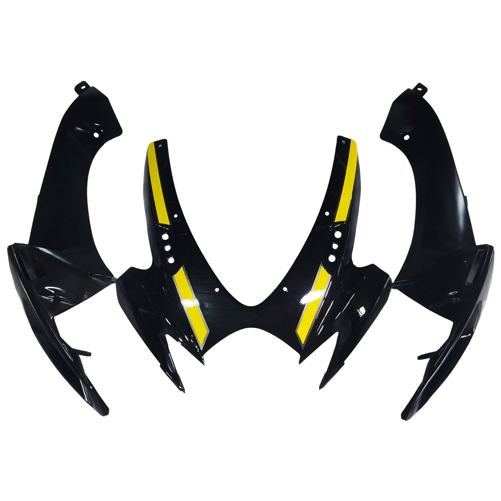2006-2007 Suzuki GSXR 600 750 Black & Yellow GSXR Racing Fairings Generic