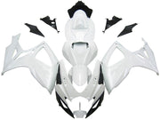 2006-2007 Suzuki GSXR 600 750 White GSXR Racing Fairings Generic