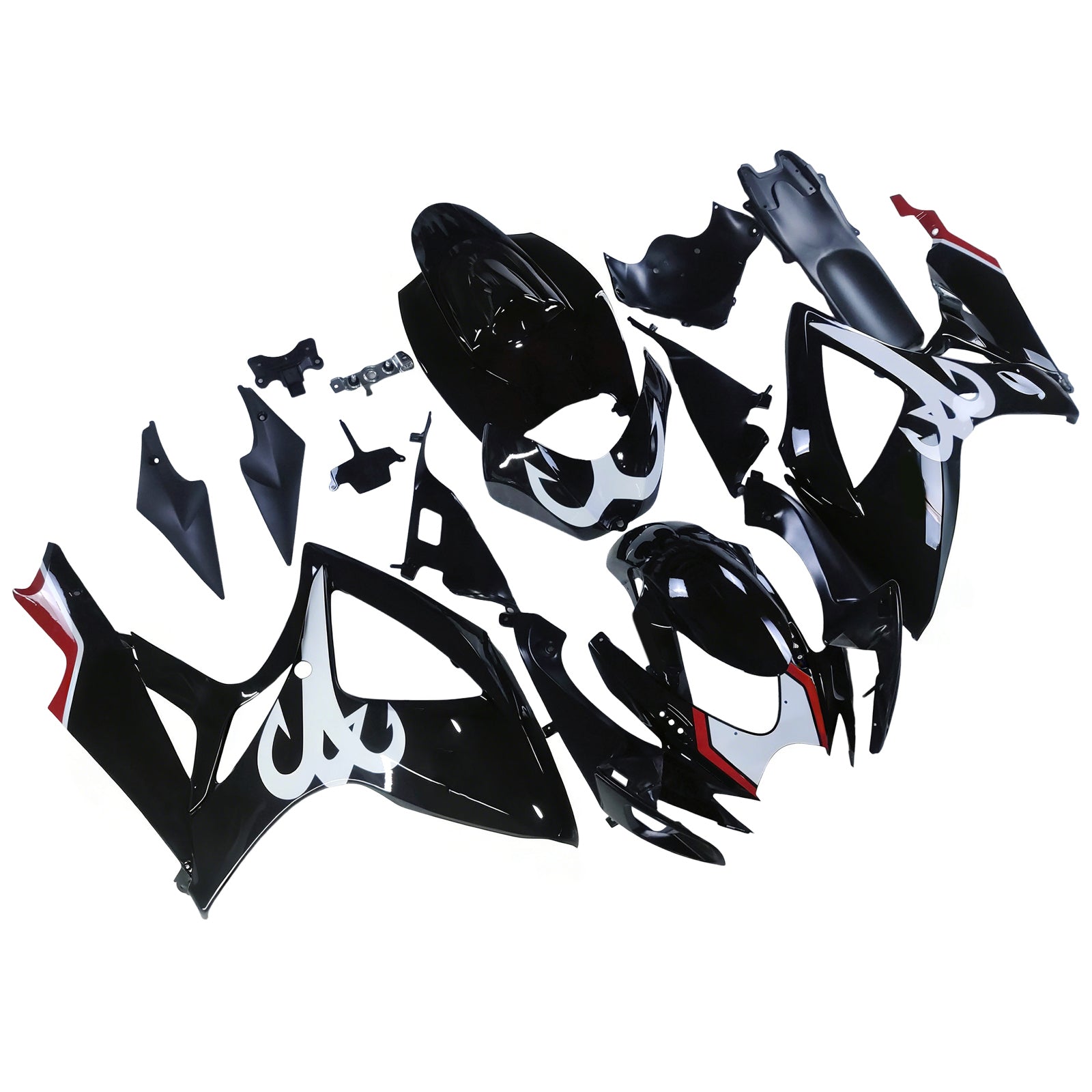 2006-2007 Suzuki GSXR 600 750 Black Beacon GSXR Racing Fairings Generic