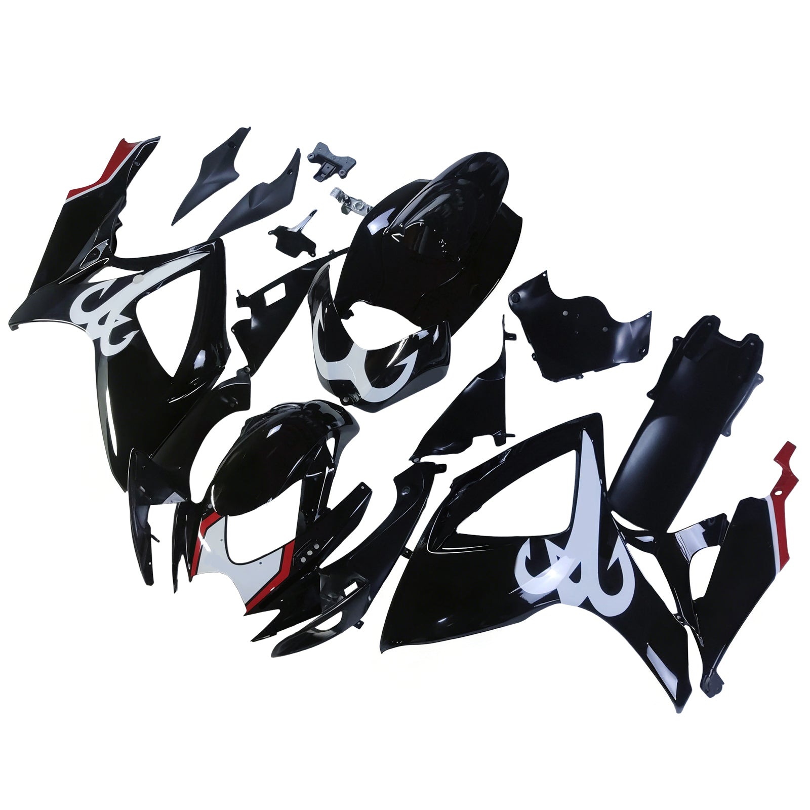 2006-2007 Suzuki GSXR 600 750 Black Beacon GSXR Racing Fairings Generic