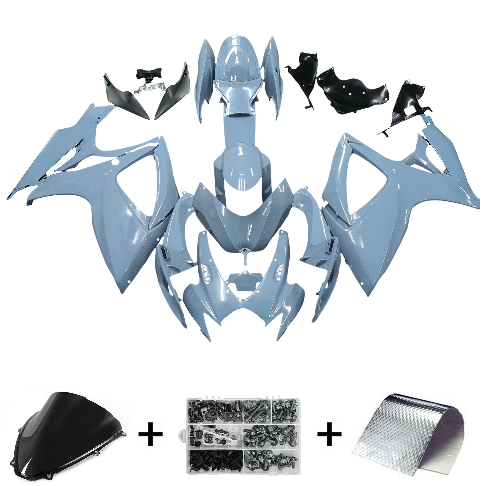 2006-2007 Suzuki GSXR 600/750 K6 Amotopart Injection Fairing Kit Bodywork Plastic ABS #111