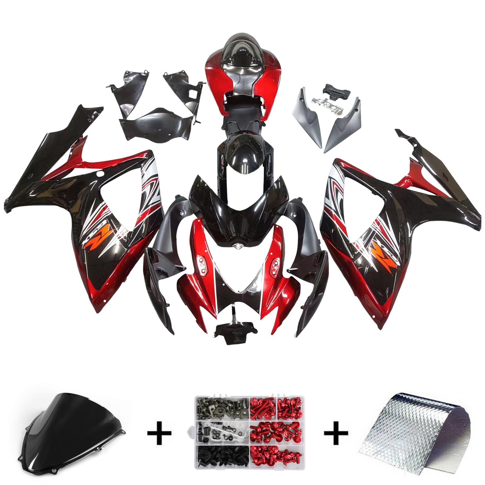 2006-2007 Suzuki GSXR 600/750 K6 Fairing Kit Bodywork Plastic ABS