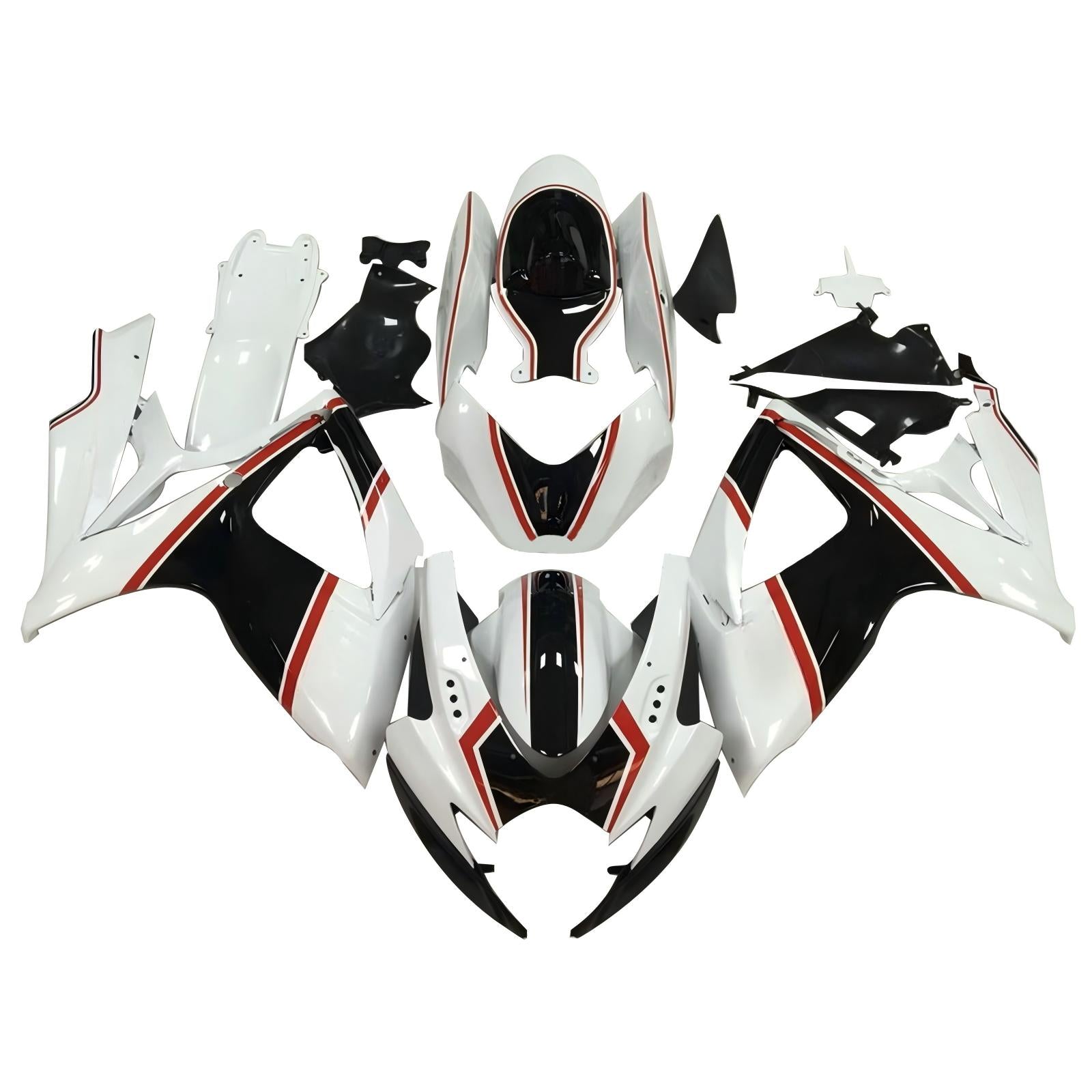 2006-2007 Suzuki GSXR 600/750 K6 Injection Fairing Kit Bodywork Plastic ABS
