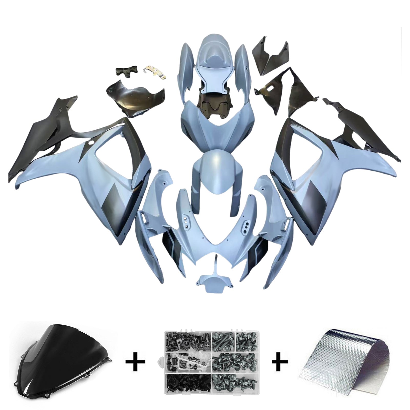 2006-2007 Suzuki GSXR 600/750 K6 Injection Fairing Kit Bodywork Plastic ABS