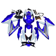 2008-2010 GSXR 600/750 Blue Bodywork Fairing ABS Injection Molded Plastics Set Generic