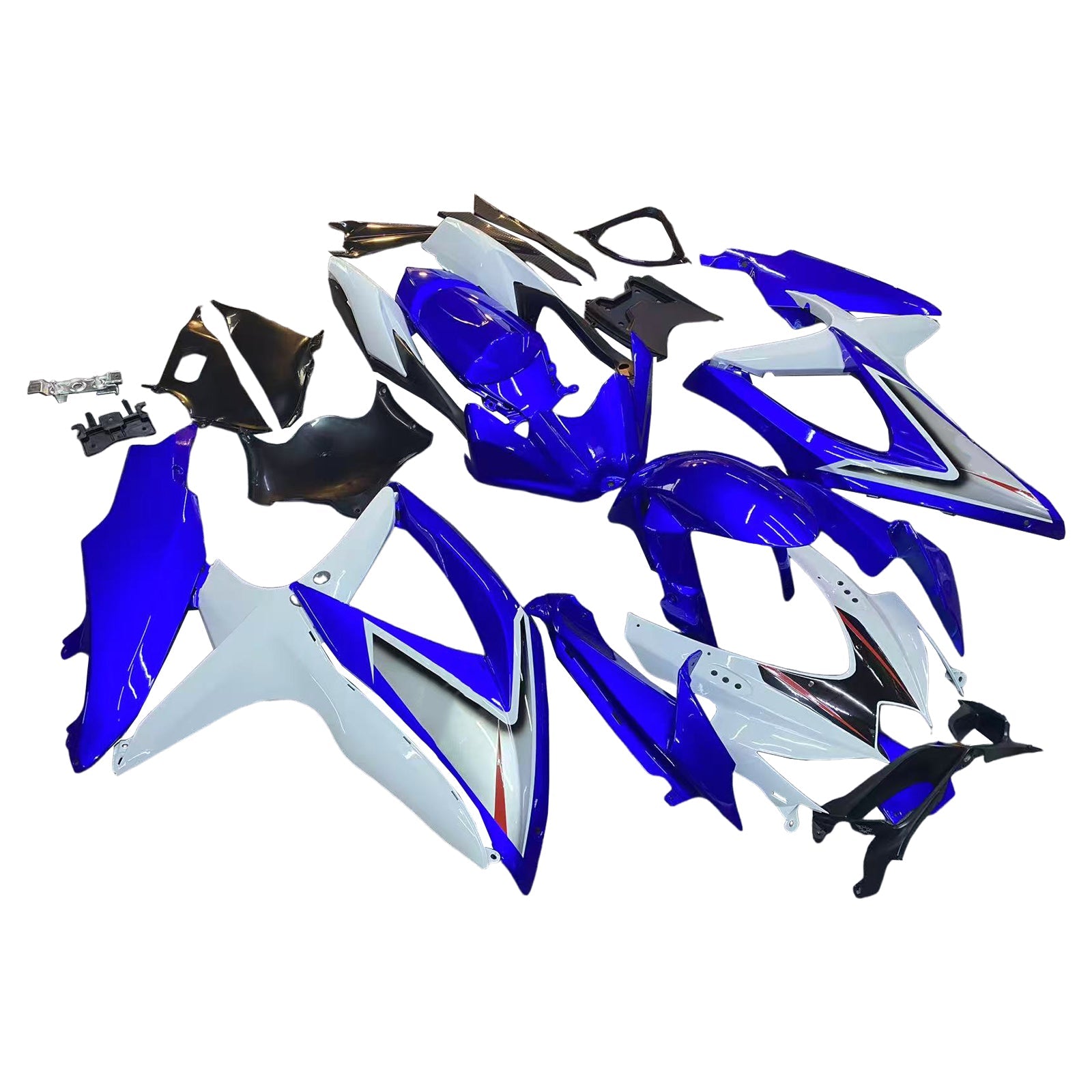 2008-2010 GSXR 600/750 Blue Bodywork Fairing ABS Injection Molded Plastics Set Generic