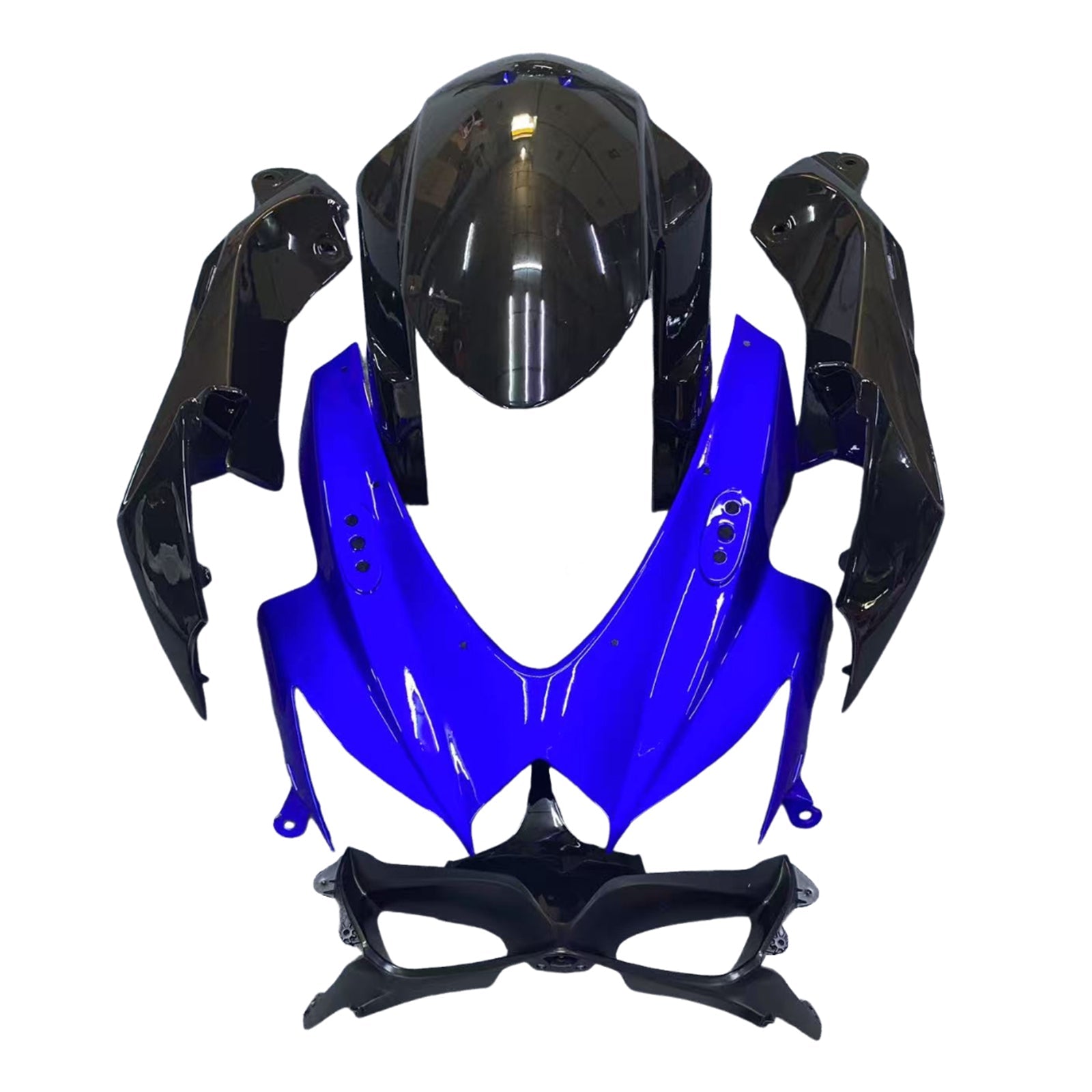 2008-2010 Suzuki GSXR 600 750 Blue Black GSXR Racing Fairings Generic