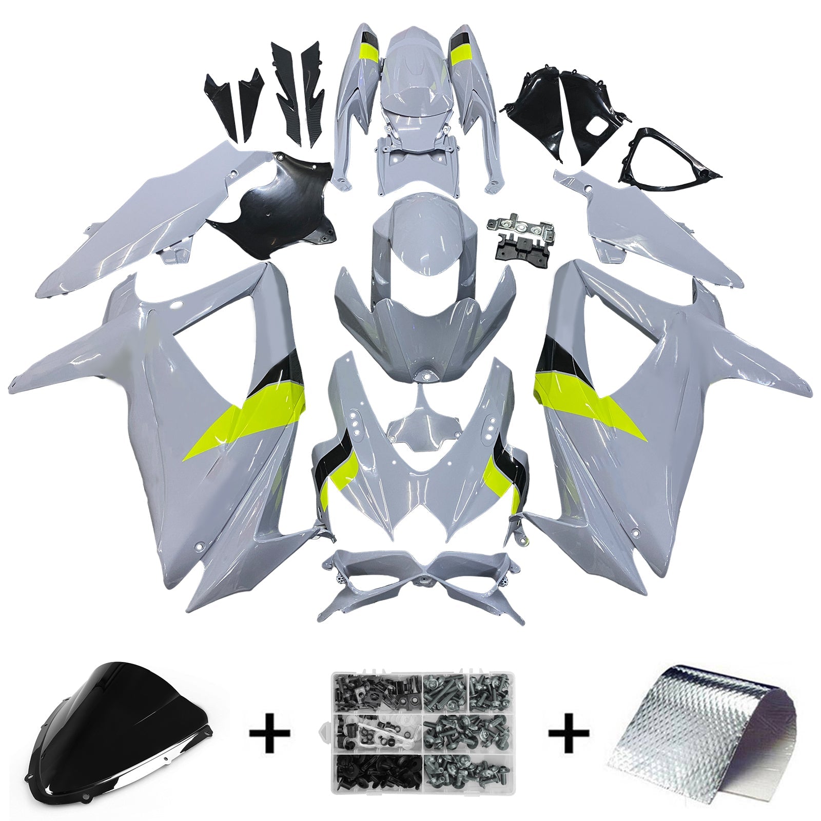 2008-2010 Suzuki GSXR 600/750 K8 Fairing Kit Bodywork Plastic ABS
