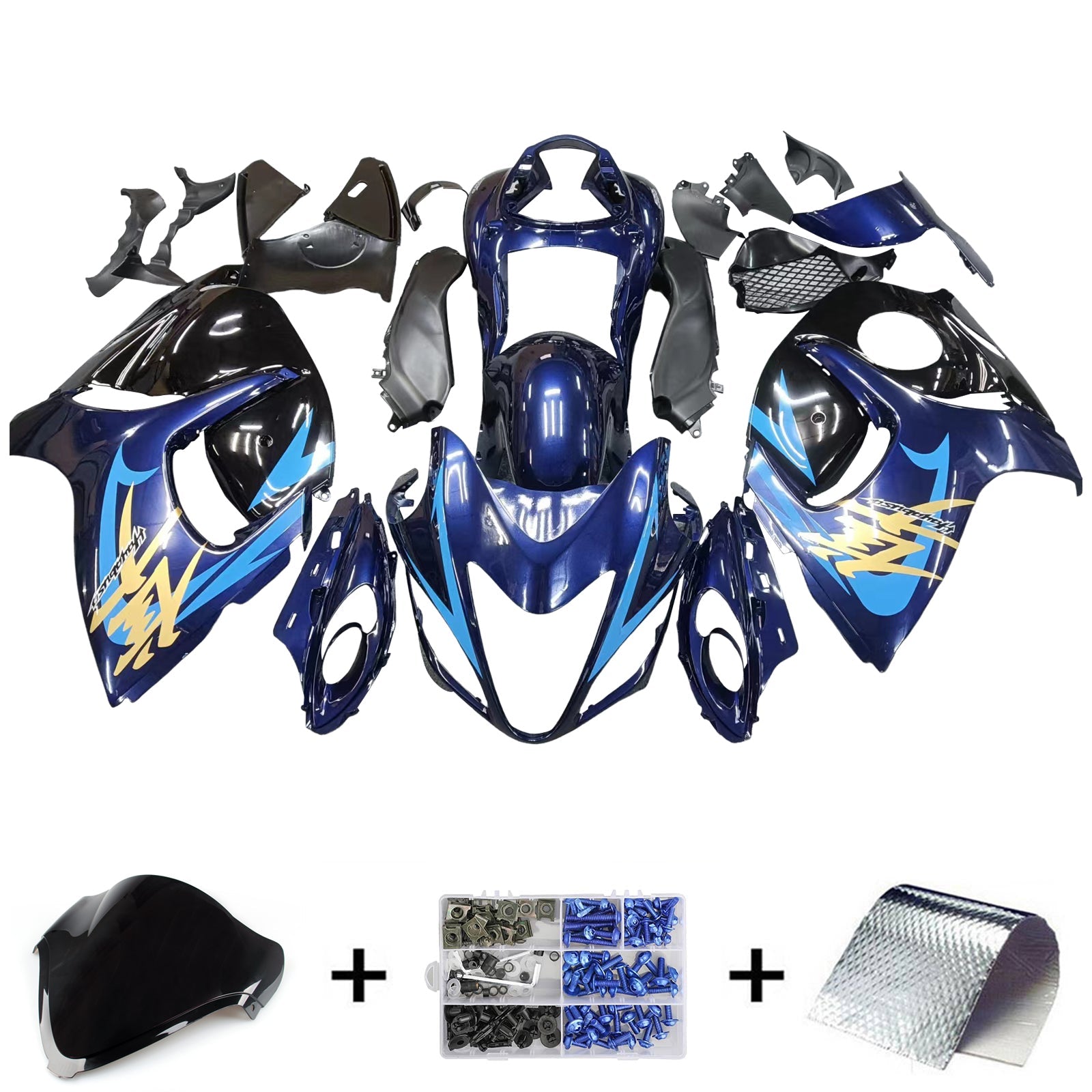 2008-2020 Suzuki Hayabusa GSX1300R Fairing Kit Bodywork Plastic ABS