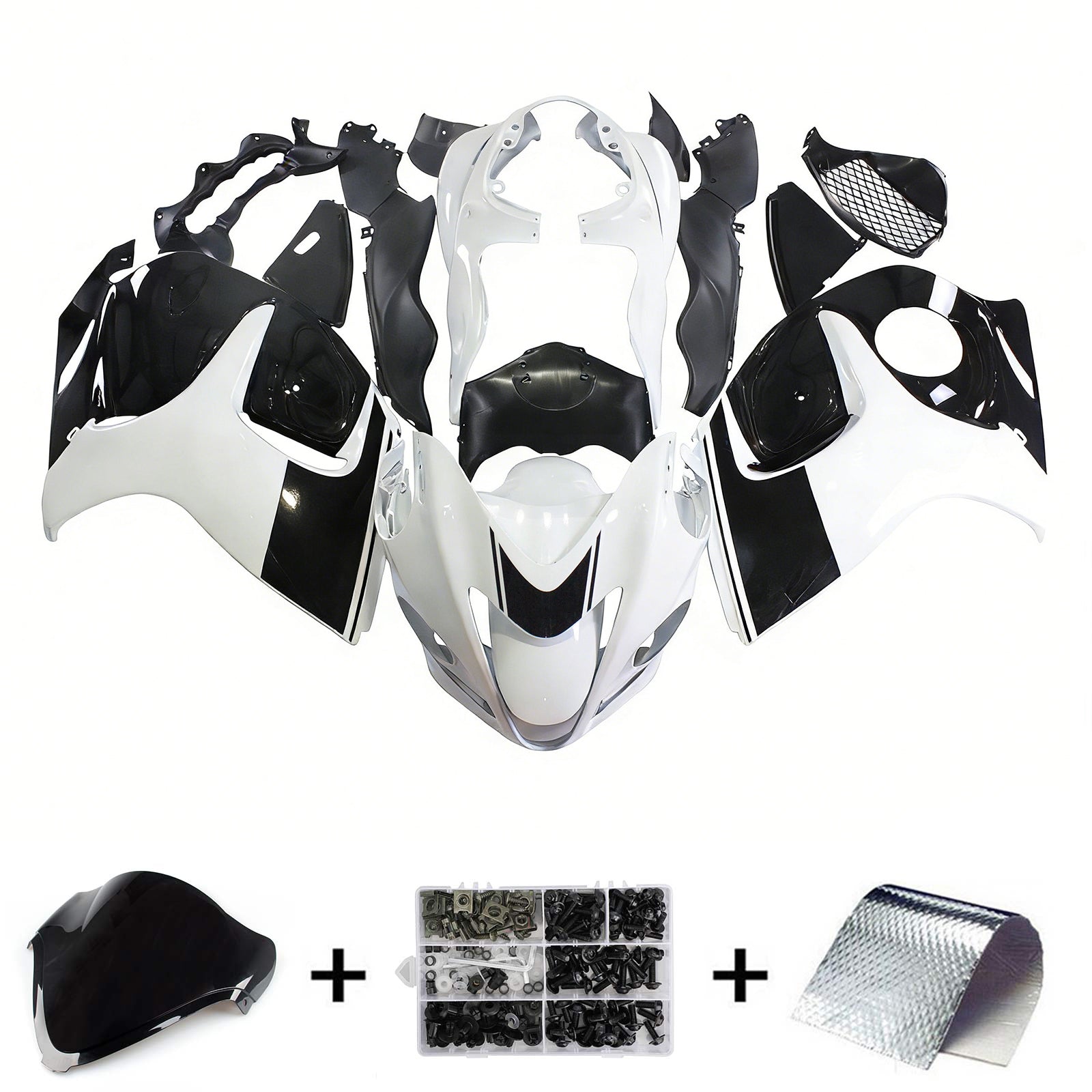 2008-2020 Suzuki Hayabusa GSX1300 Amotopart Injection Fairing Kit Bodywork Plastic ABS #106