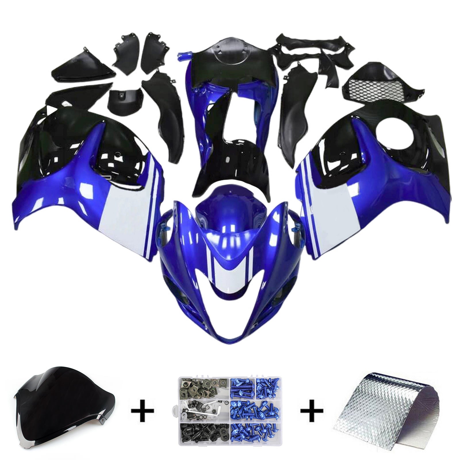 2008-2020 Suzuki Hayabusa GSX1300R Injection Fairing Kit Bodywork Plastic ABS