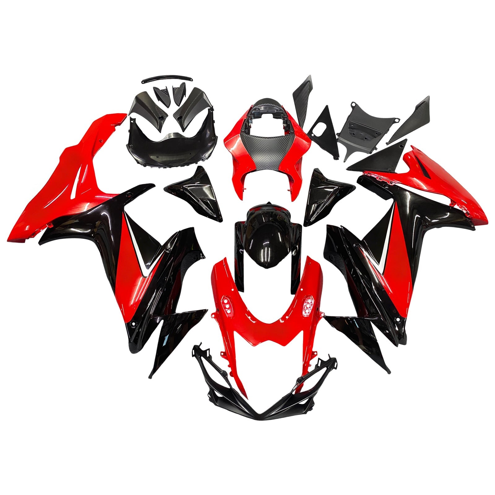 2011-2014 Suzuki K11 Fairing Black&Red Kit