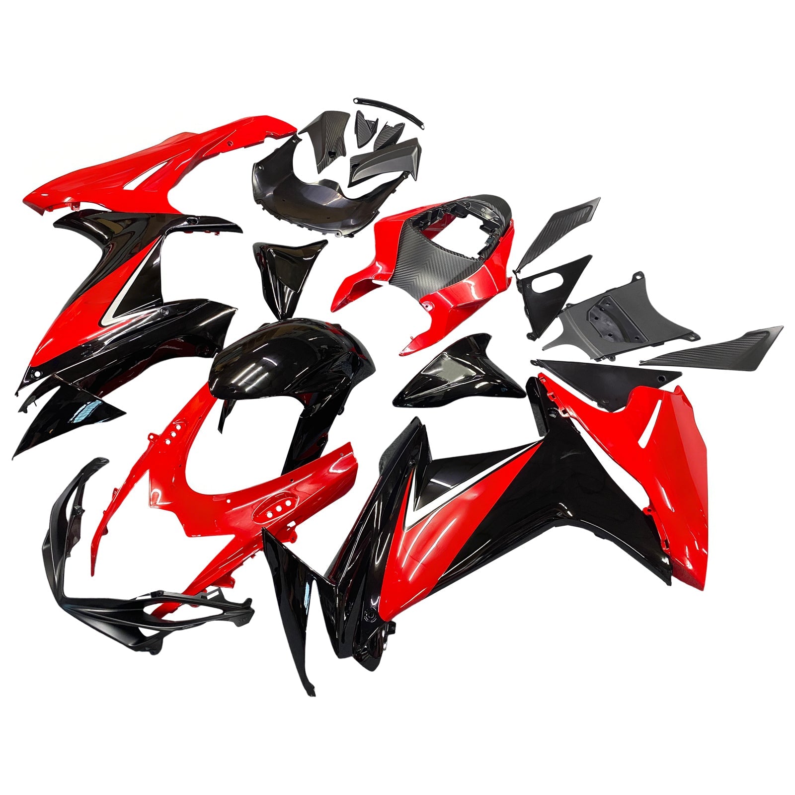 2011-2014 Suzuki K11 Fairing Black&Red Kit