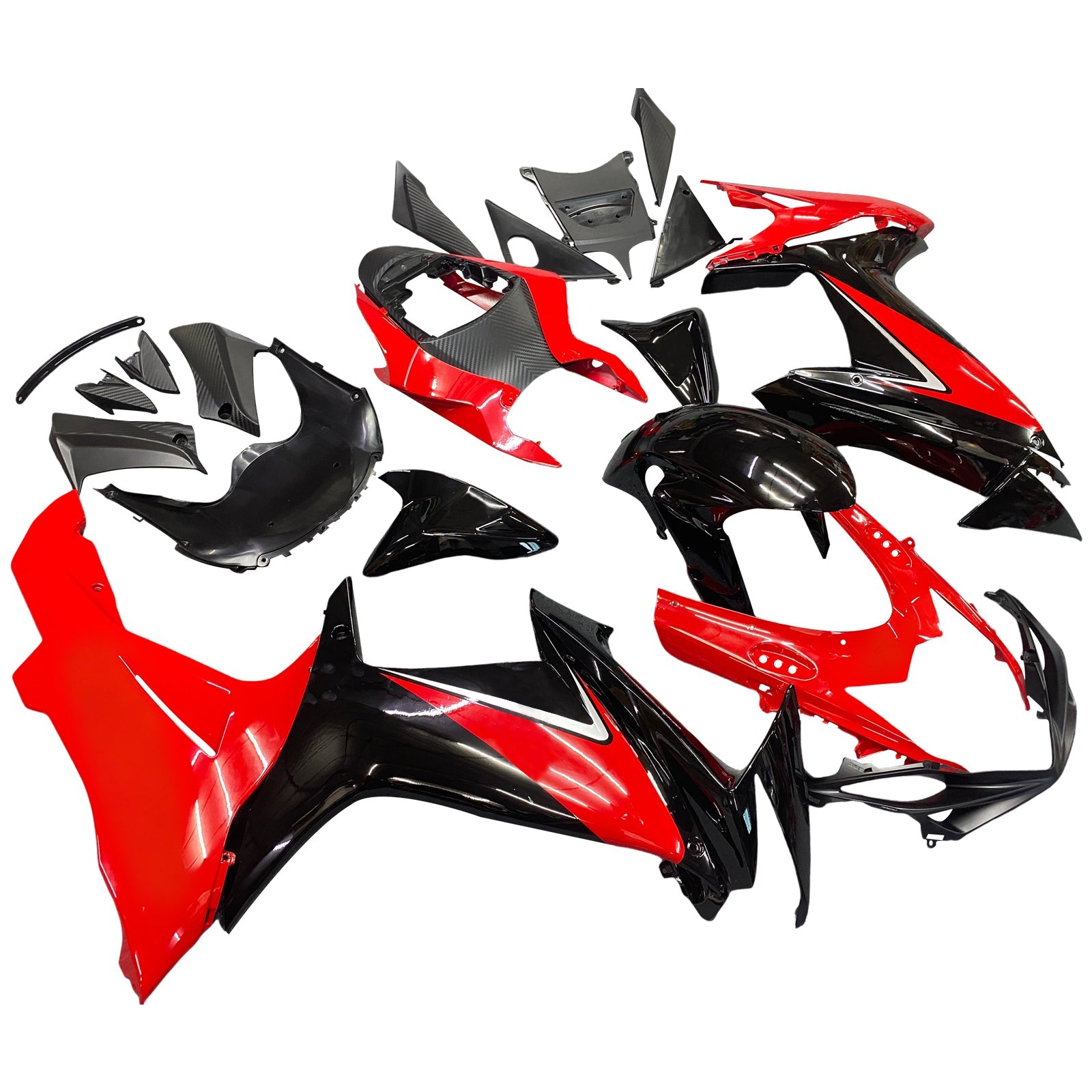 2011-2014 Suzuki K11 Fairing Black&Red Kit