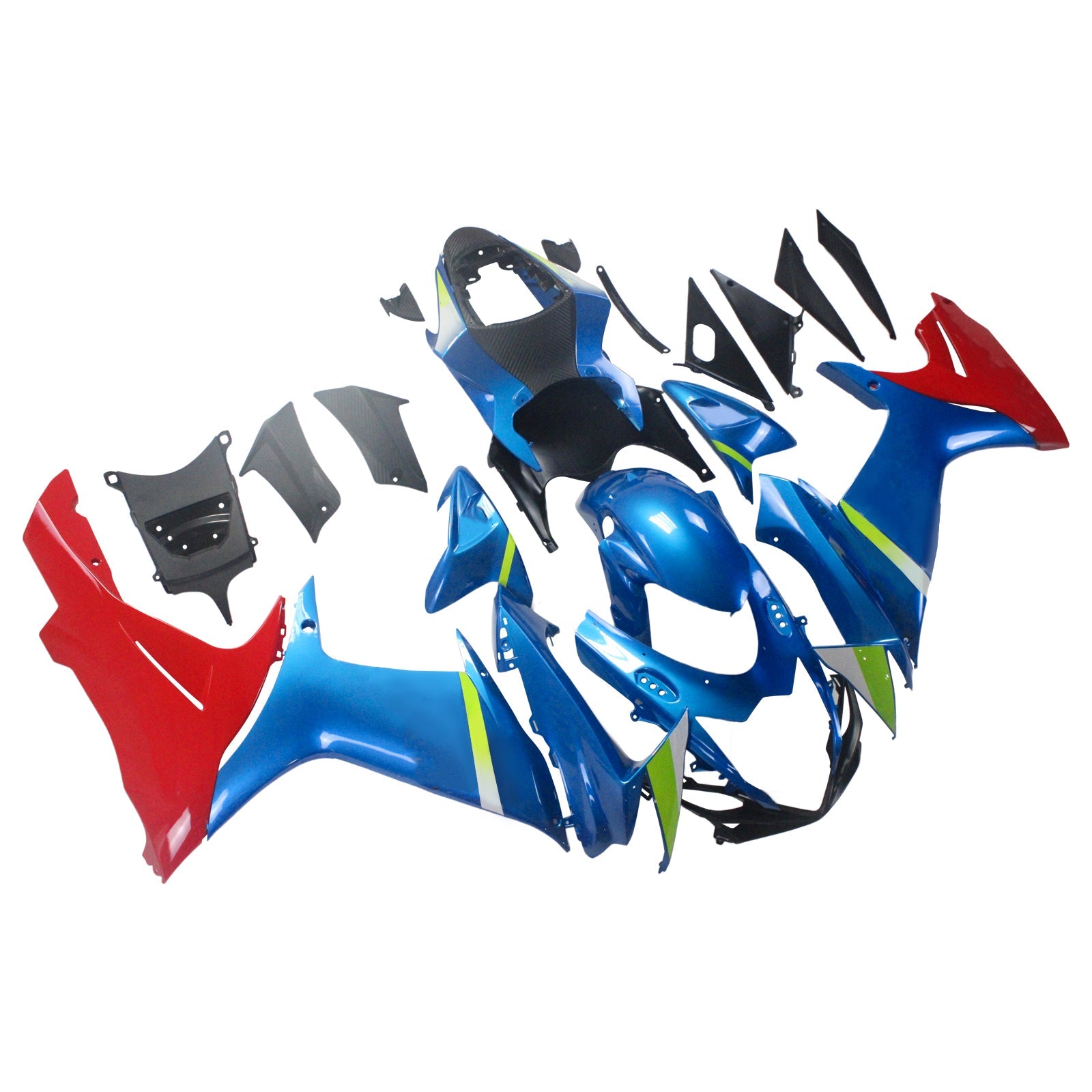 2011-2024 Suzuki GSXR 600/750 K11 Amotopart Injection Fairing Kit Bodywork Plastic ABS #101