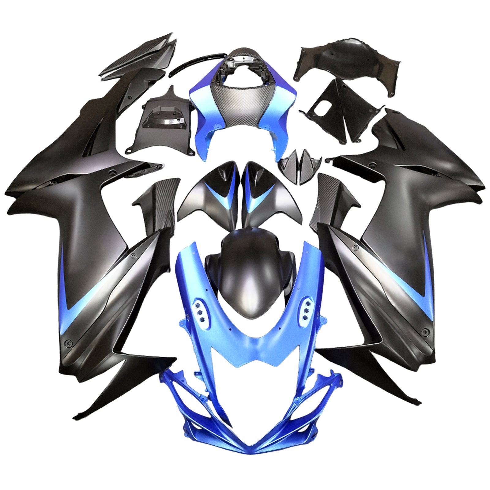 2011-2024 Suzuki GSXR 600/750 K11 Amotopart Injection Fairing Kit Bodywork Plastic ABS #101