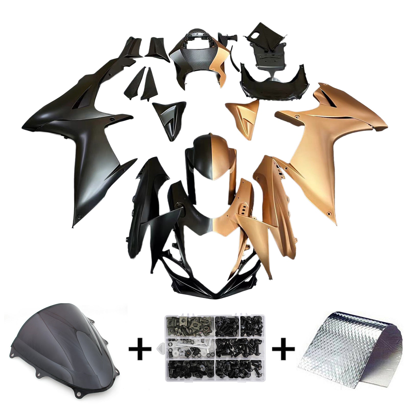 2011-2024 Suzuki GSXR 600/750 K11 Amotopart Injection Fairing Kit Bodywork Plastic ABS #101