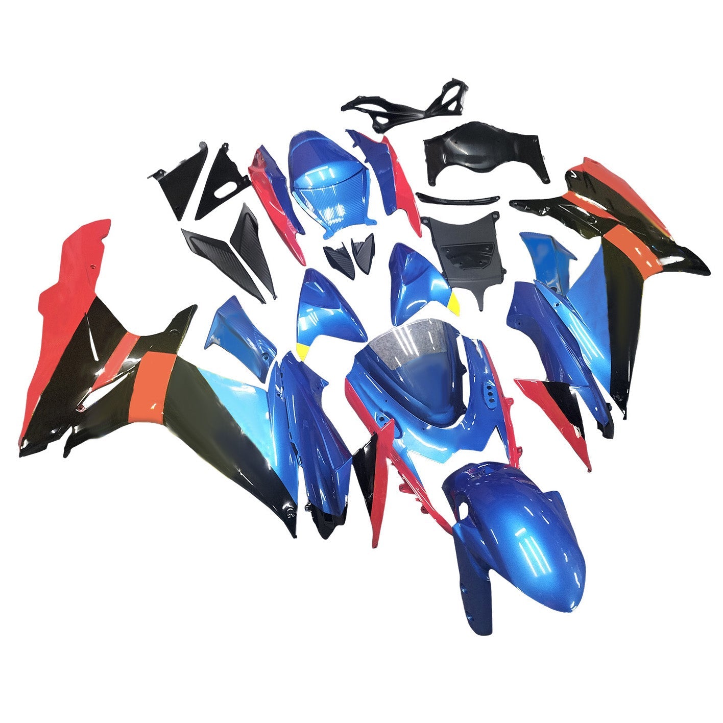 2011-2024 Suzuki GSXR 600/750 K11 Amotopart Injection Fairing Kit Bodywork Plastic ABS #101
