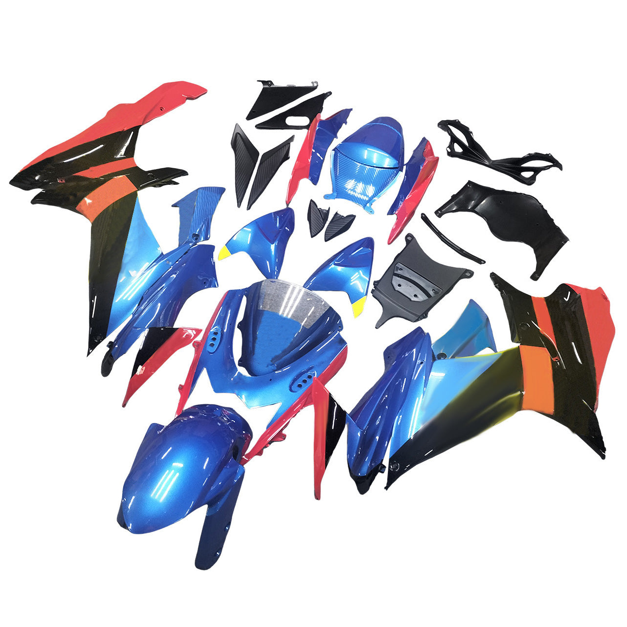 2011-2024 Suzuki GSXR 600/750 K11 Amotopart Injection Fairing Kit Bodywork Plastic ABS #101