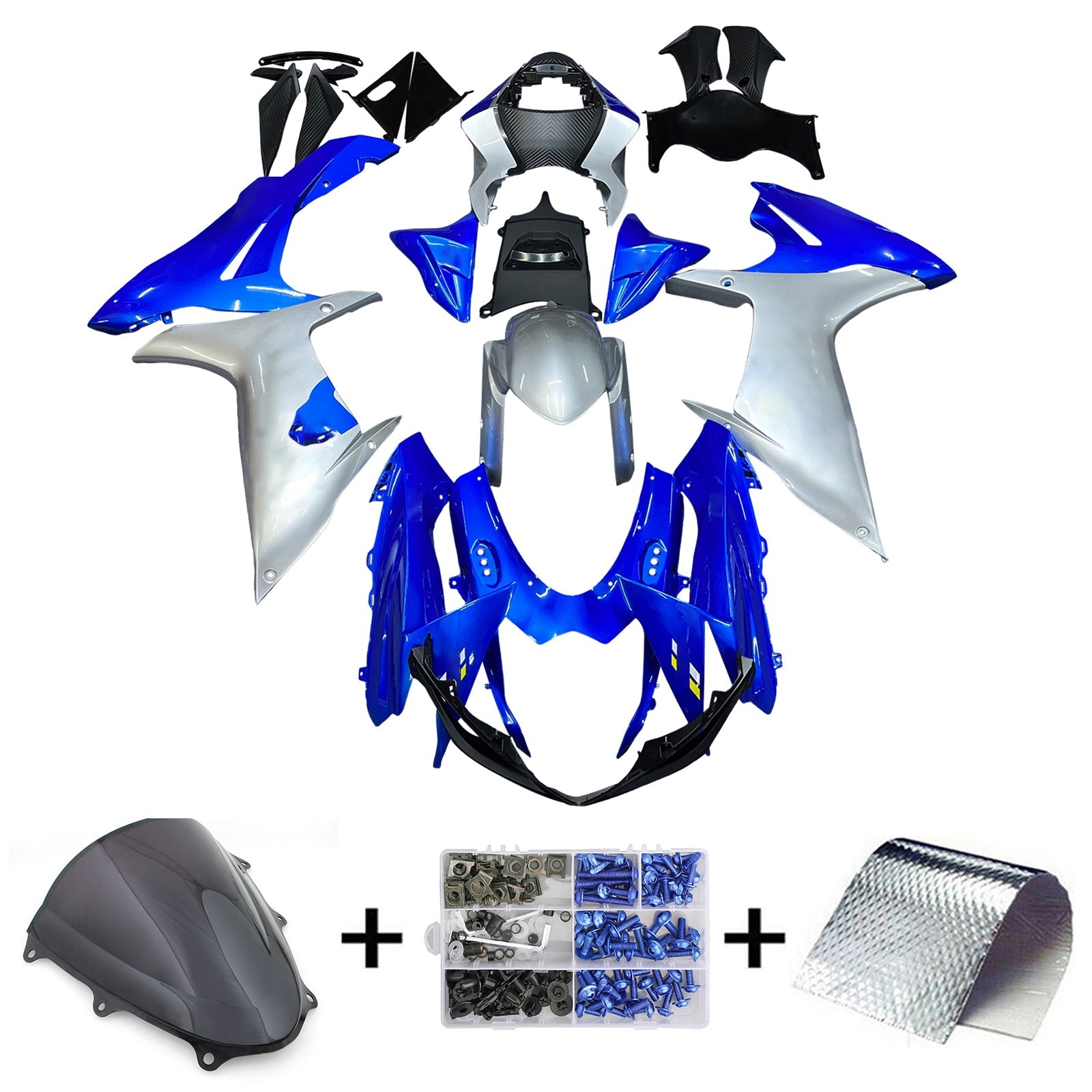 2011-2024 Suzuki GSXR 600/750 K11 Amotopart Injection Fairing Kit Bodywork Plastic ABS #101