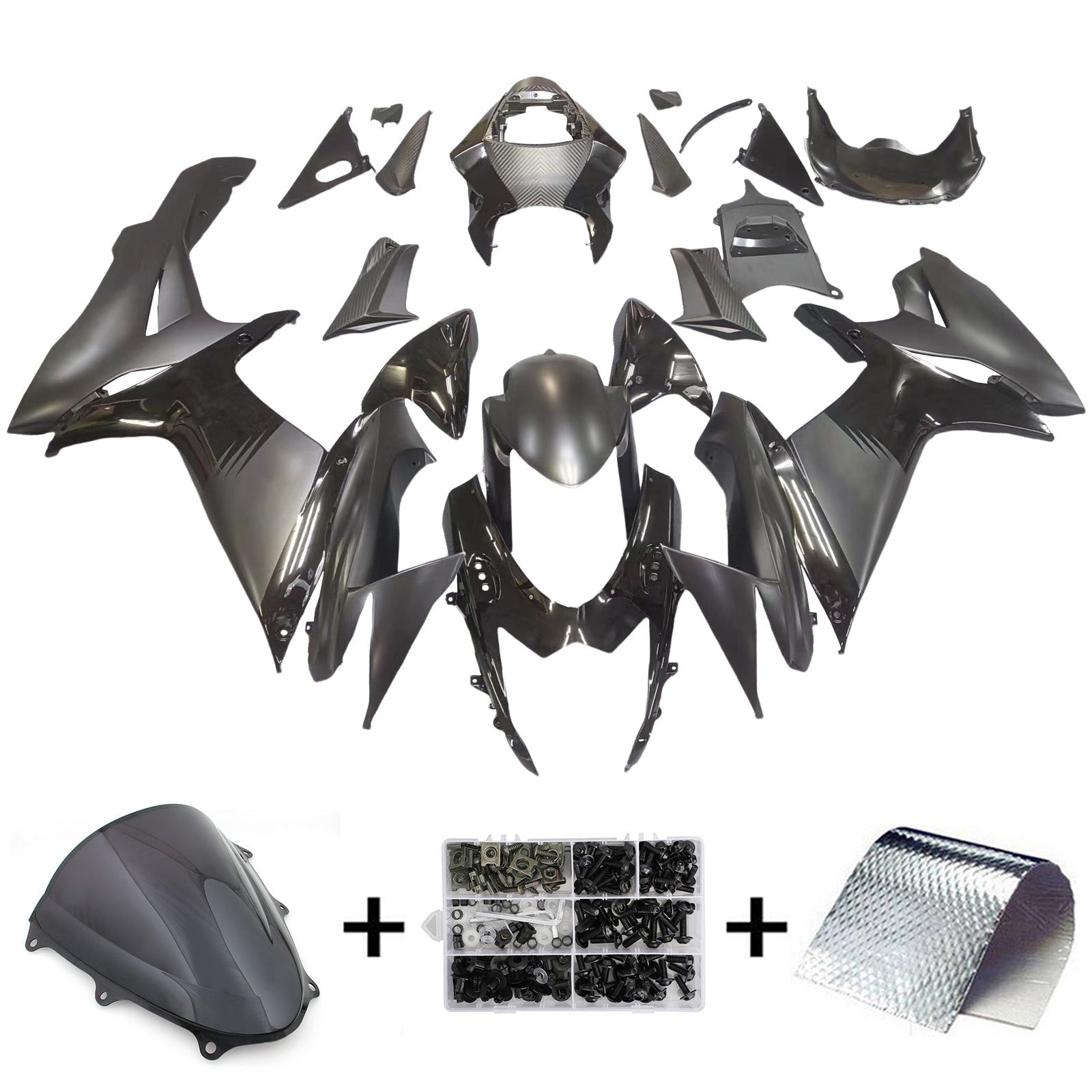2011-2024 Suzuki GSXR 600/750 K11 Amotopart Injection Fairing Kit Bodywork Plastic ABS #101