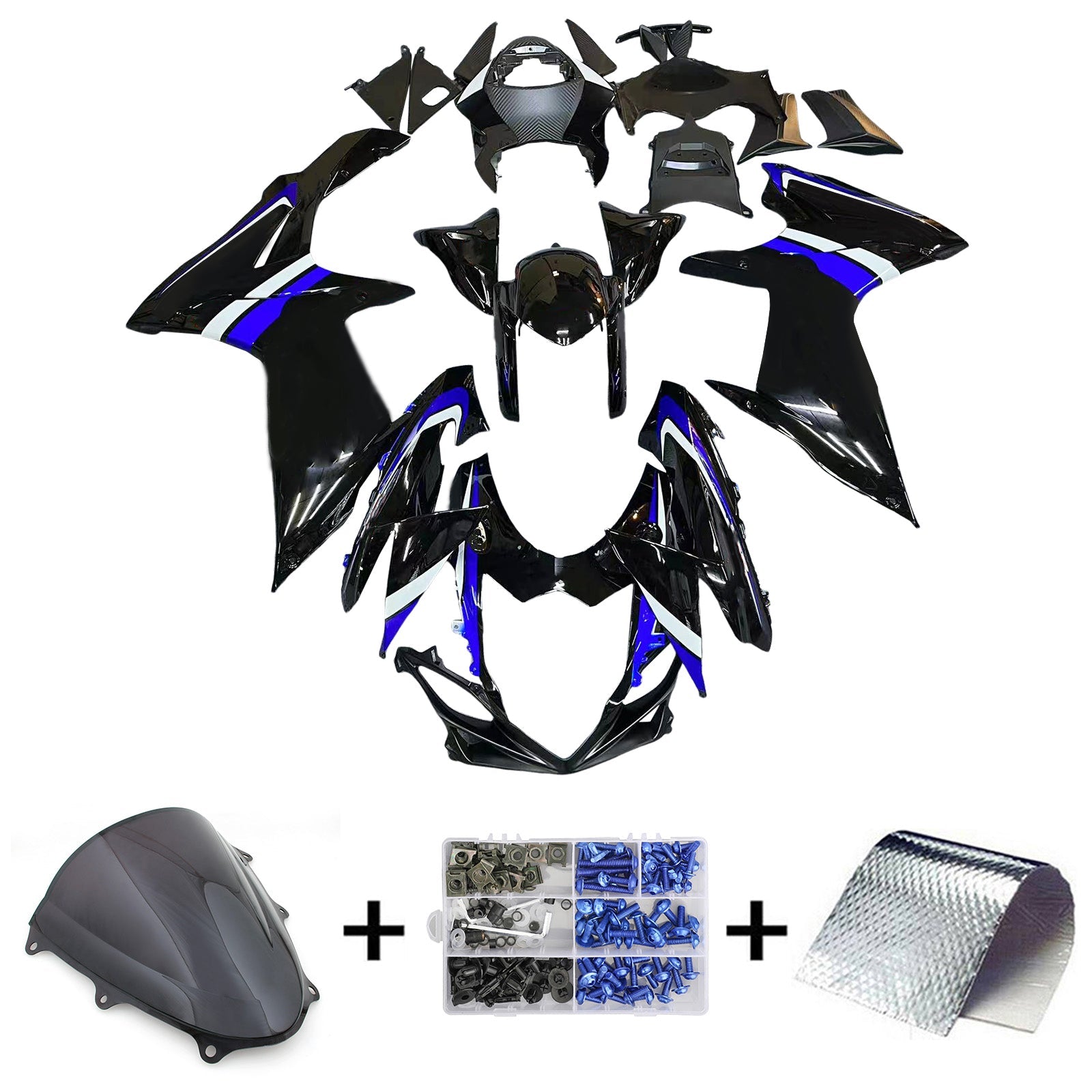 2011-2024 Suzuki GSXR 600/750 K11 Amotopart Injection Fairing Kit Bodywork Plastic ABS #101